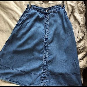 💗 Vintage Aritzia Wilfred Denim Skirt 💗
